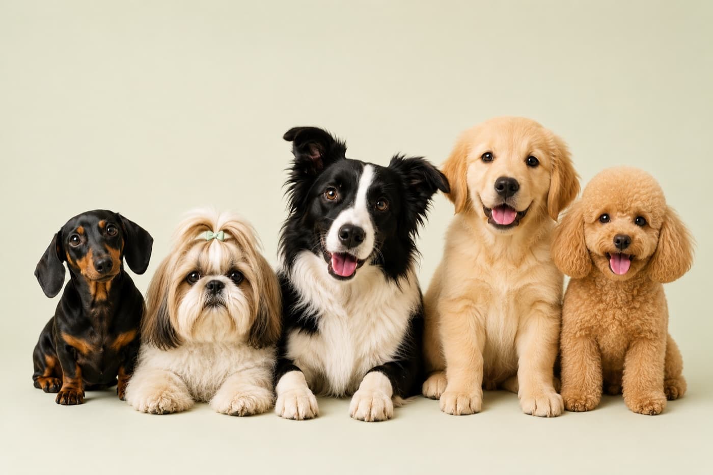 Diferentes raças de filhotes do Canil Puppys Love